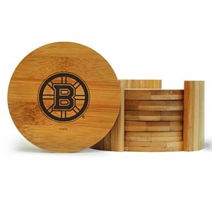 Boston Bruins 6-Piece Bamboo Coaster Set