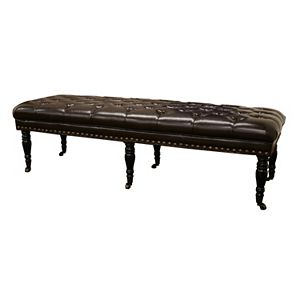 Baxton Studio Lexington Wheeled Bench