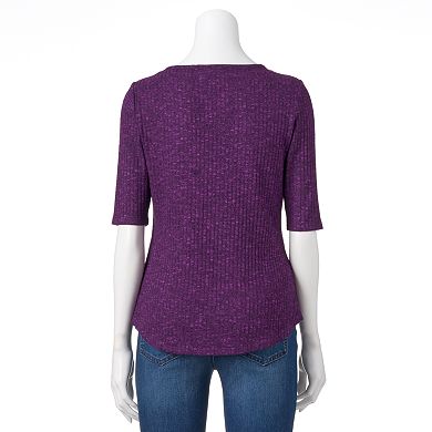 Women's Apt. 9® Essential Marled Tee