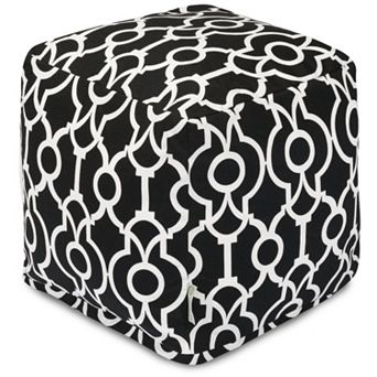 Majestic Home Goods Athens Indoor / Outdoor Cube Pouf Ottoman