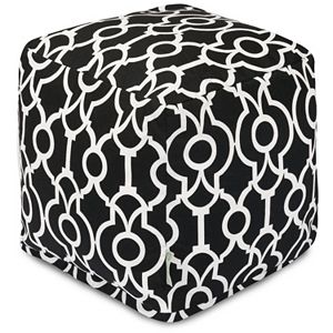Majestic Home Goods Athens Indoor \/ Outdoor Cube Pouf Ottoman
