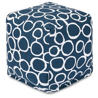 Majestic Home Goods Fusion Cube Pouf Ottoman