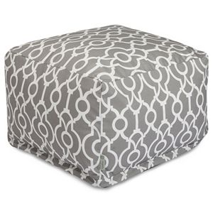Majestic Home Goods Athens Indoor \/ Outdoor Pouf Ottoman