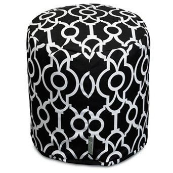 Majestic Home Goods Athens Indoor / Outdoor Small Pouf Ottoman