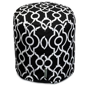 Majestic Home Goods Athens Indoor \/ Outdoor Small Pouf Ottoman