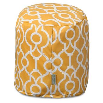 Majestic Home Goods Athens Indoor / Outdoor Small Pouf Ottoman