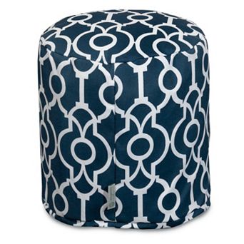 Majestic Home Goods Athens Indoor / Outdoor Small Pouf Ottoman