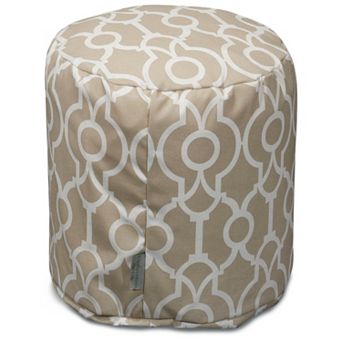 Majestic Home Goods Athens Indoor / Outdoor Small Pouf Ottoman