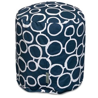 Majestic Home Goods Fusion Small Pouf Ottoman