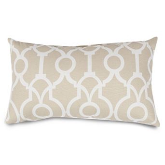 Majestic Home Goods Athens Indoor / Outdoor Oblong Throw Pillow