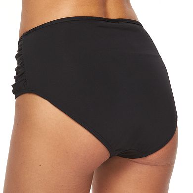 Women's Apt. 9® Semi High-Waisted Scoop Bikini Bottoms