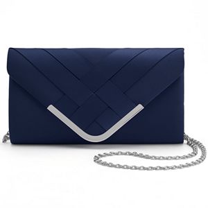 Lenore by La Regale Crisscross Envelope Clutch