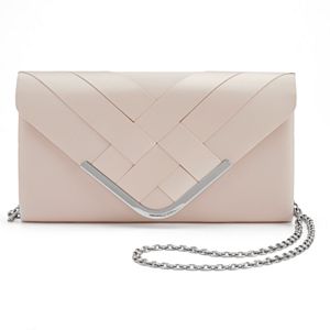 Lenore by La Regale Crisscross Envelope Clutch