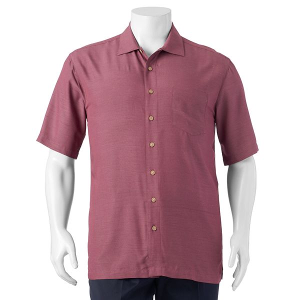 Big & Tall Batik Bay Classic-Fit Solid Casual Button-Down Shirt