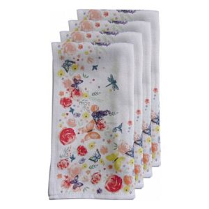 Celebrate Spring Together Border Floral Napkin 4-pk.