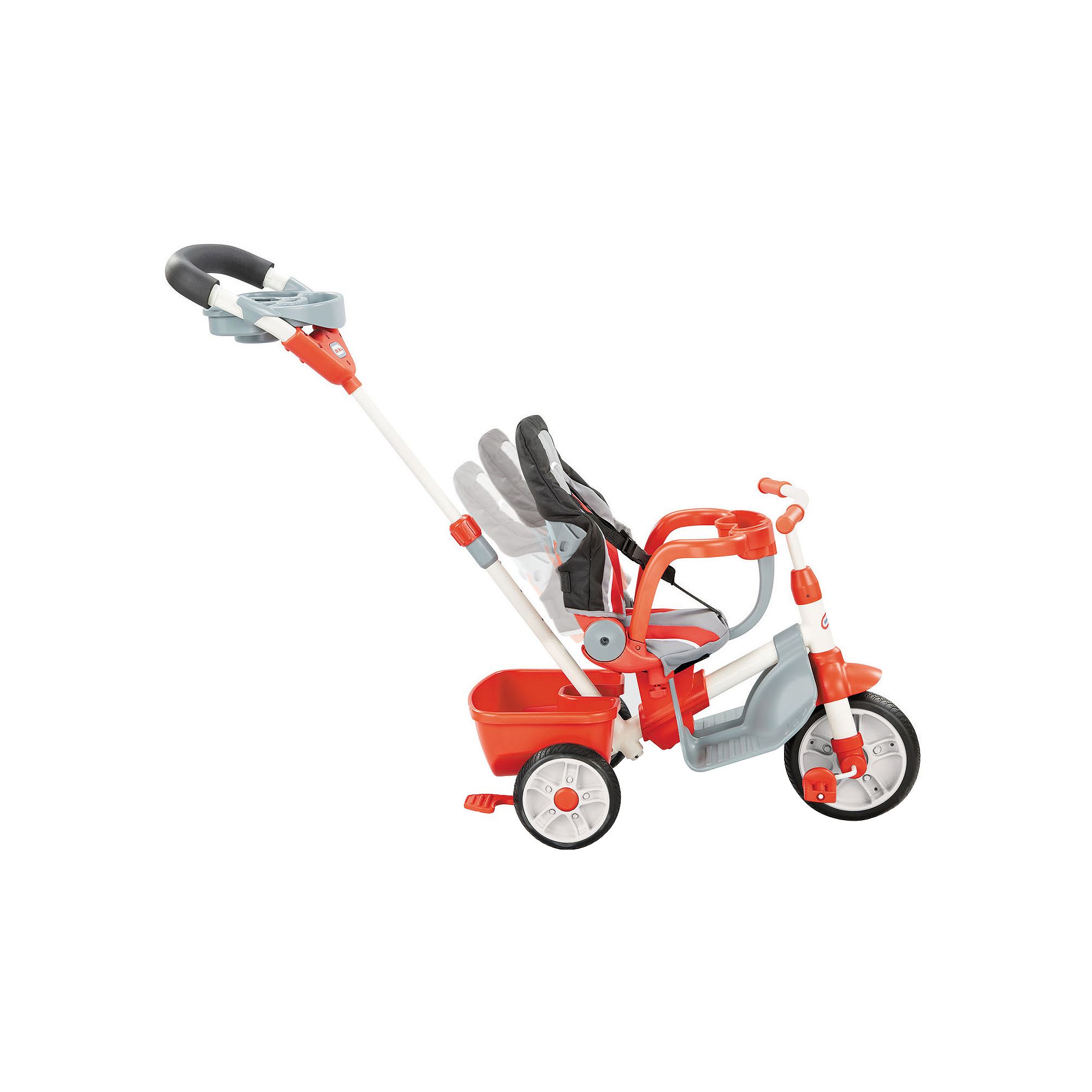 Little Tikes 5-in-1 Deluxe Ride & Relax Recliner Trike, Multicolor