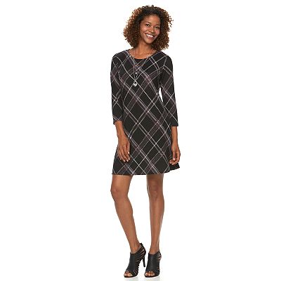 Kohls plaid dress store