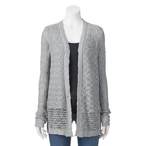 Juniors' Cloud Chaser Pointelle Cardigan