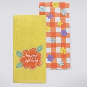 Celebrate Easter Together Happy Spring Kitchen Towel 2-pk.