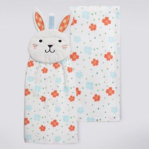 Celebrate Easter Together Bunny Tie-Top Kitchen Towel 2-pk.