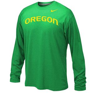 Boys 8-20 Nike Oregon Ducks Legend Wordmark Dri-FIT Long-Sleeve Tee