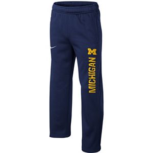 Boys 8-20 Nike Michigan Wolverines Therma-FIT KO Pants