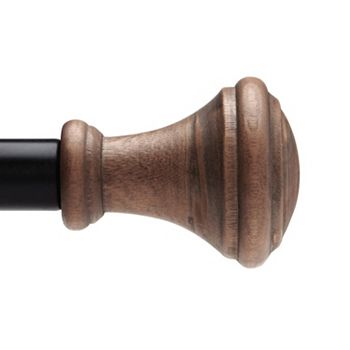 Umbra Wood Urn Curtain Rod