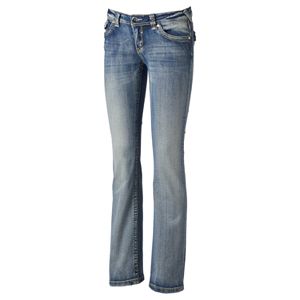 Juniors' Almost Famous Embroidered Bootcut Jeans