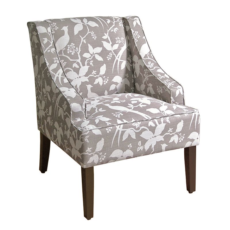 HomePop Emma Accent Chair, Brown