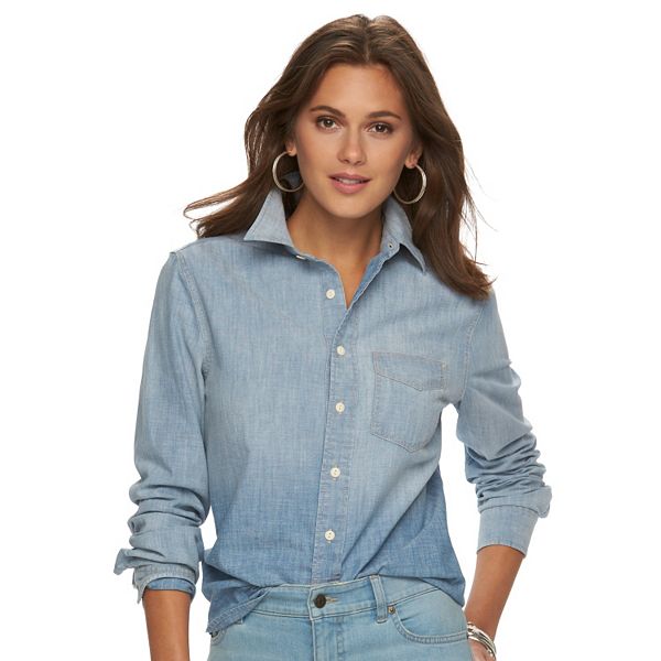 kohls chaps womens shirts