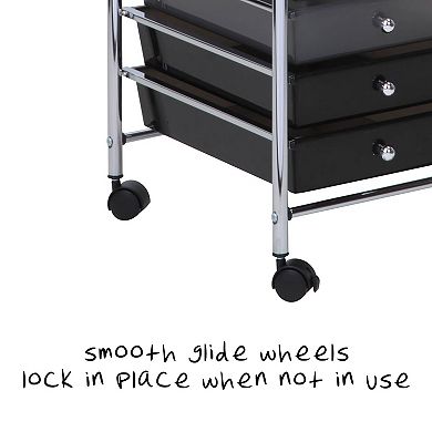Honey-Can-Do 10 Drawer Shaded Storage Cart