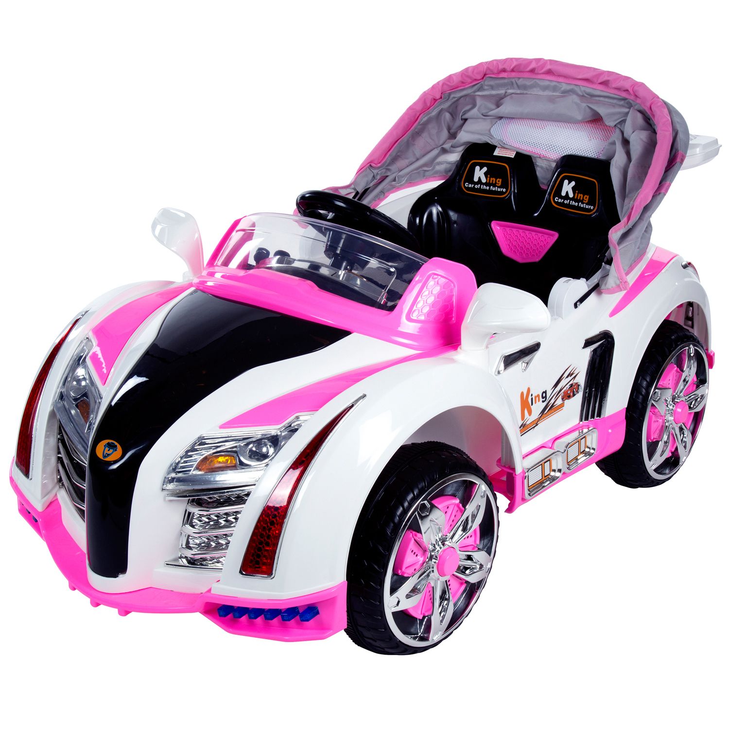 pink battery operated car