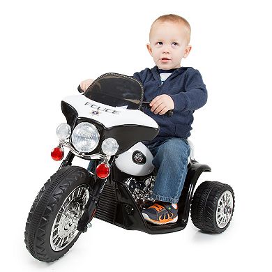 Lil' Rider Mini Three Wheel Police Chopper Ride-On