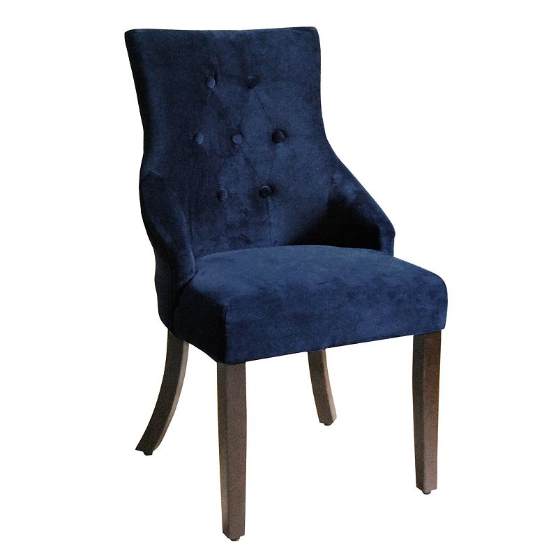 HomePop Emily Accent Chair, Blue