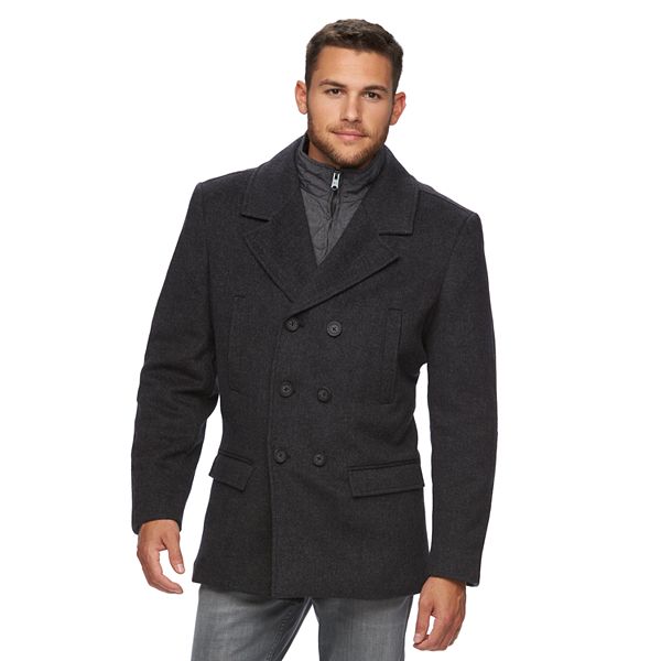 Men's Marc Anthony Wool-Blend Peacoat