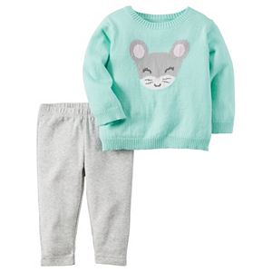 Baby Girl Carter's Sweater & Leggings Set