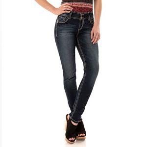 Juniors' Wallflower Luscious Curvy Skinny Jeans
