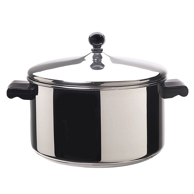  Farberware Classic Stainless Steel 6-Quart Stockpot with Lid,  Stainless Steel Pot with Lid, Silver & Classic Stainless Steel 2-Quart  Covered Saucepan - Silver: Home & Kitchen