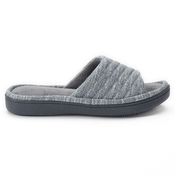 isotoner Women's Andrea Space Knit Slide Slippers