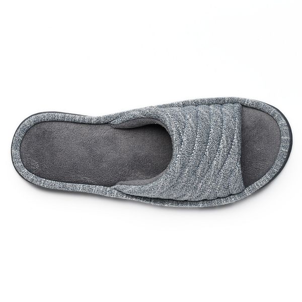 isotoner Women's Andrea Space Knit Slide Slippers