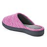 isotoner Women's Andrea Space Knit Clog Slippers