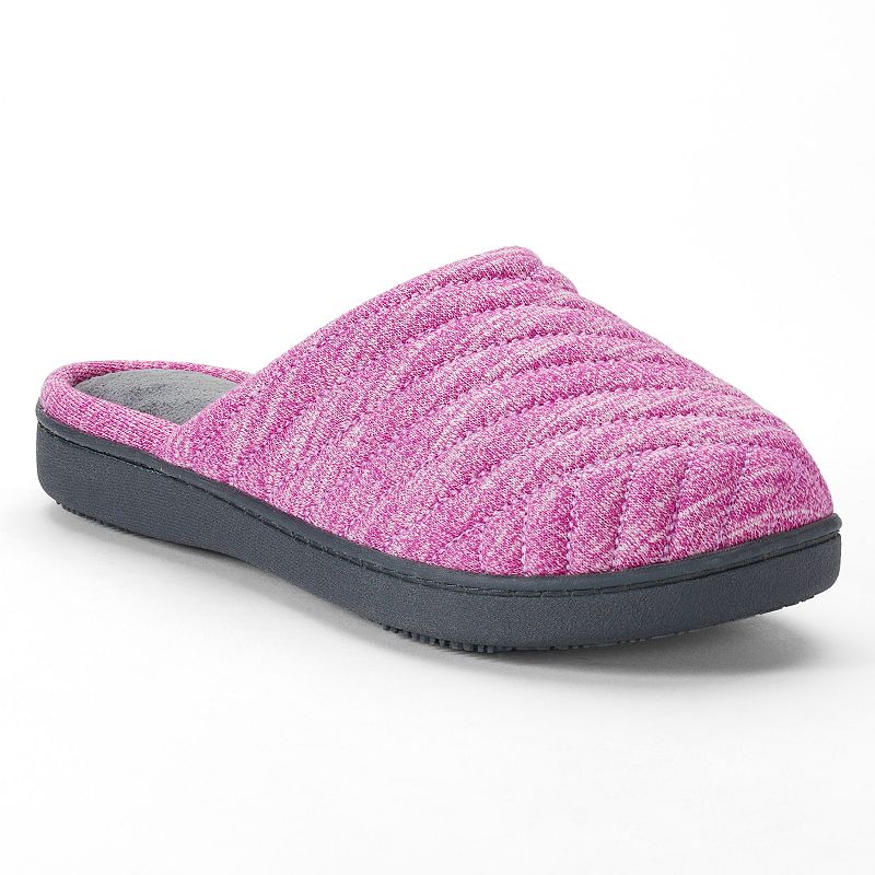 17600247 isotoner Womens Andrea Space Knit Clog Slippers, S sku 17600247