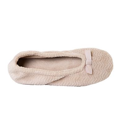 isotoner Chevron Women's Ballet Slippers