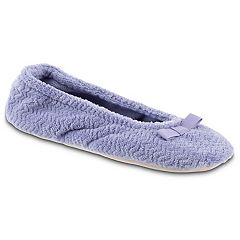 Isotoner ballet best sale slippers kohl's