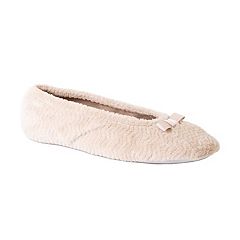 Isotoner ballet hot sale slippers kohl's