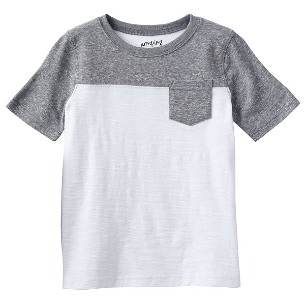 Boys 4-10 Jumping Beans® Two-Tone Pocket Tee
