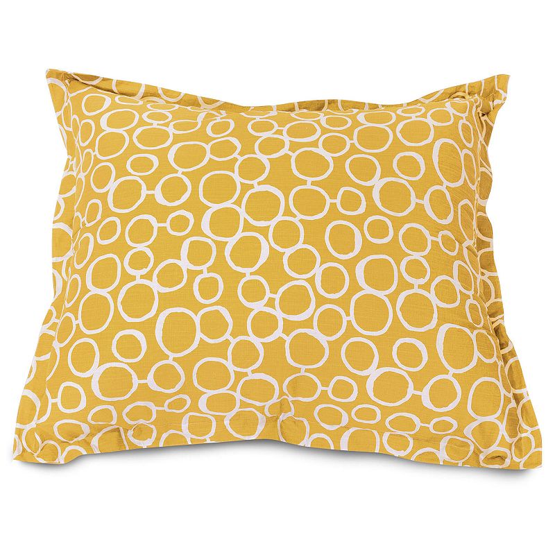 Majestic Home Goods Fusion Floor Throw Pillow, Yellow, FLR CUSHIN