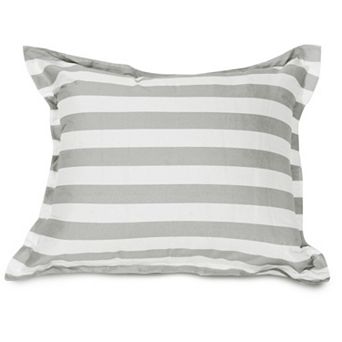 Majestic Home Goods Vertical Stripe Indoor / Outdoor Floor Throw Pillow