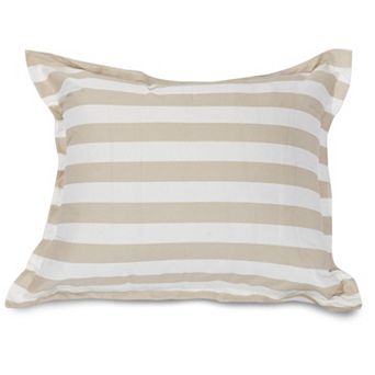 Majestic Home Goods Vertical Stripe Indoor / Outdoor Floor Throw Pillow