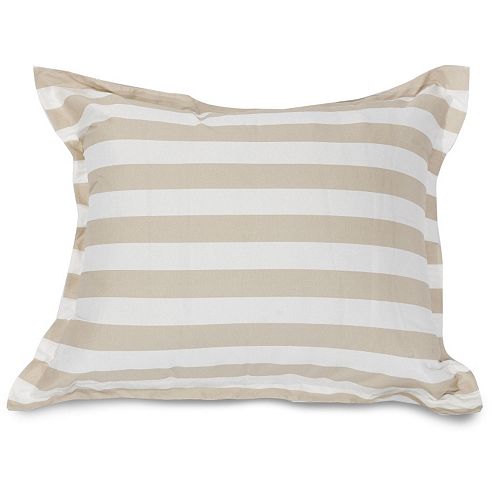 Majestic Home Goods Vertical Stripe Indoor / Outdoor Floor Throw Pillow